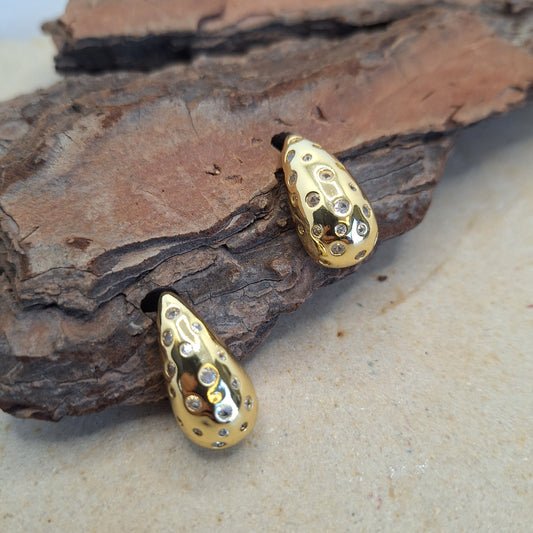 Stardust Teardrop Earrings