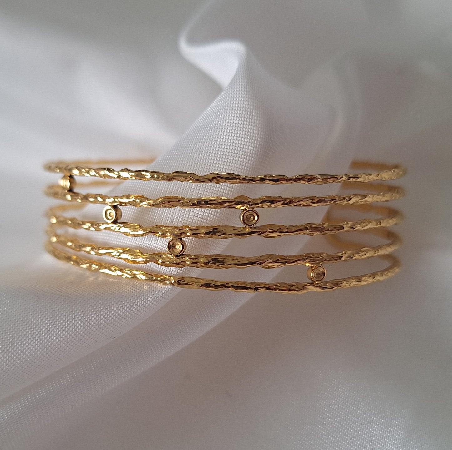 Linear Cuff Bracelet