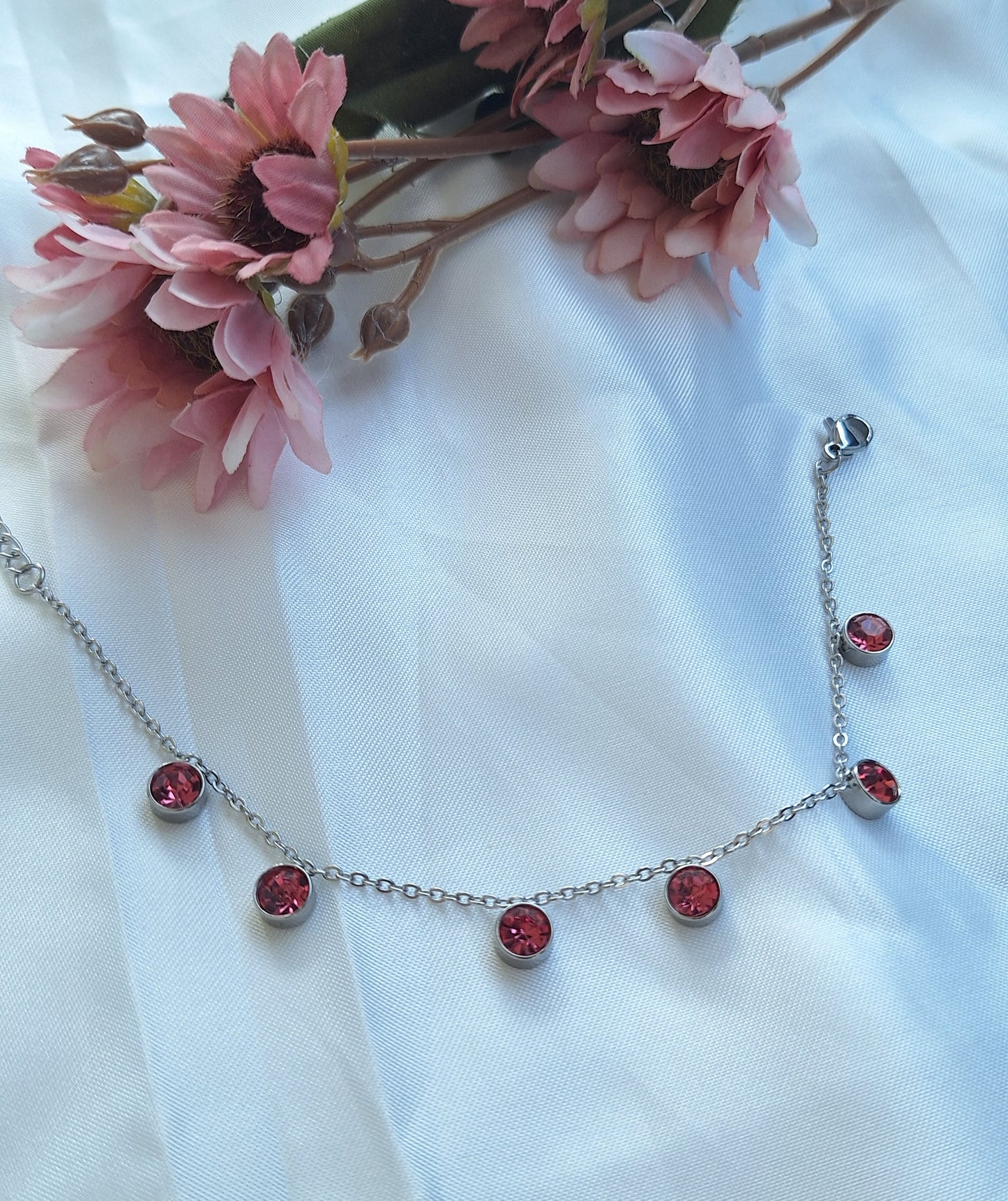 Pink Zirconia Bracelet