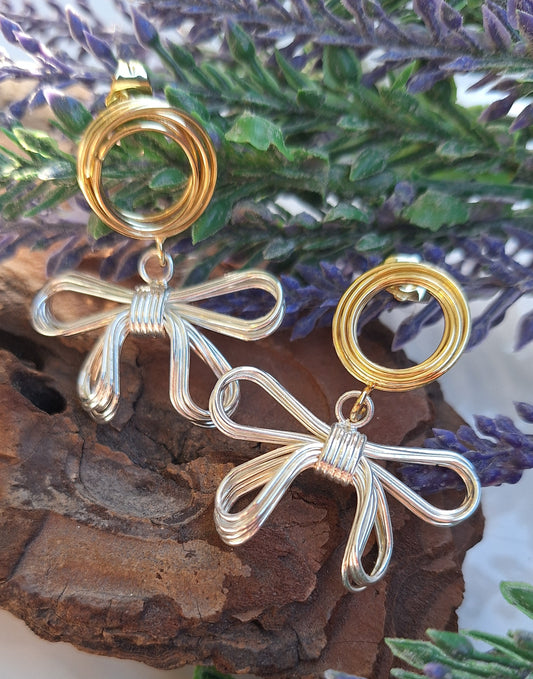 Duo Bow Earrings