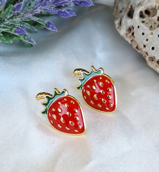 Strawberry Stud Earrings