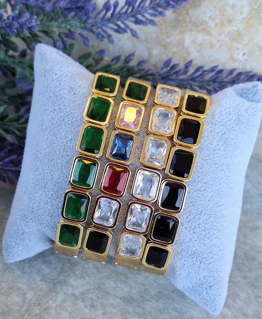 Colorful Zirconia Bangle