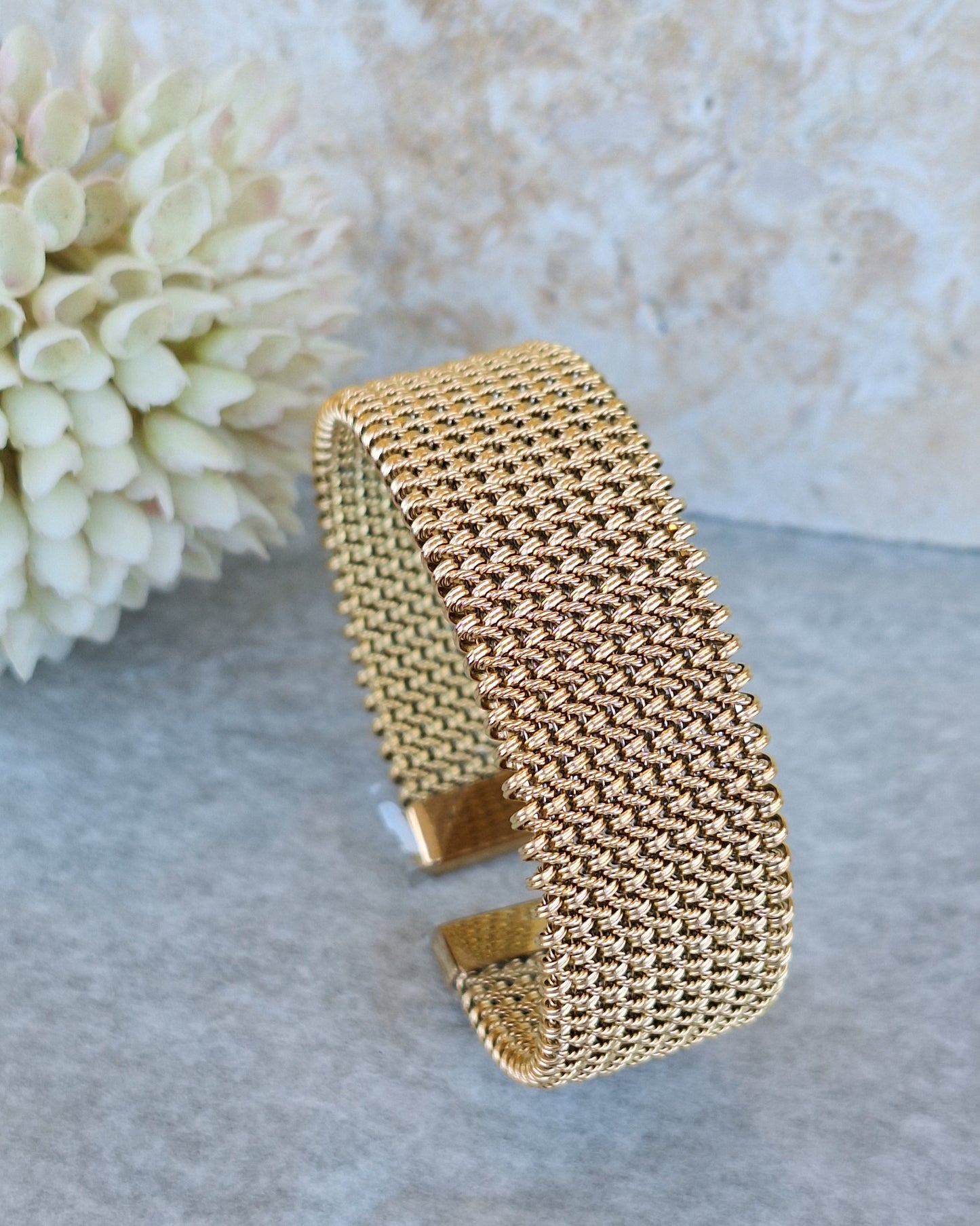 Vintage Weave Cuff Bracelet