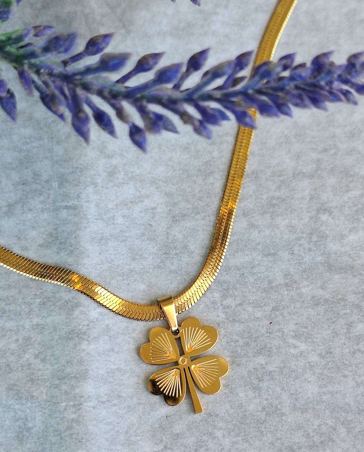 Shemrock Snake Necklace