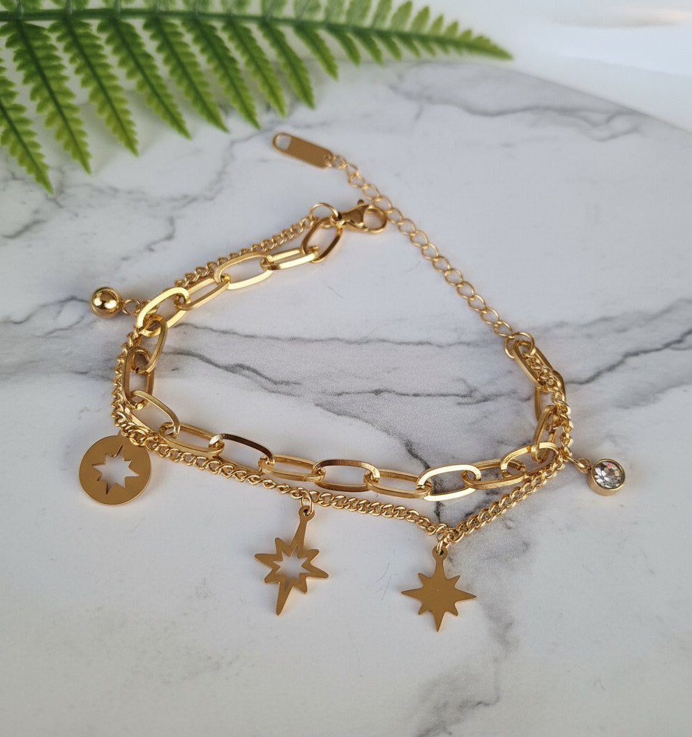 Stars Tassel Bracelet