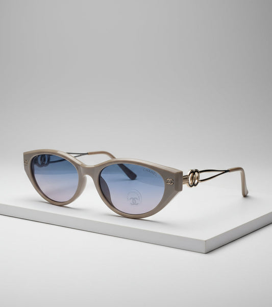 Beige Chanel Cat-eye Shades
