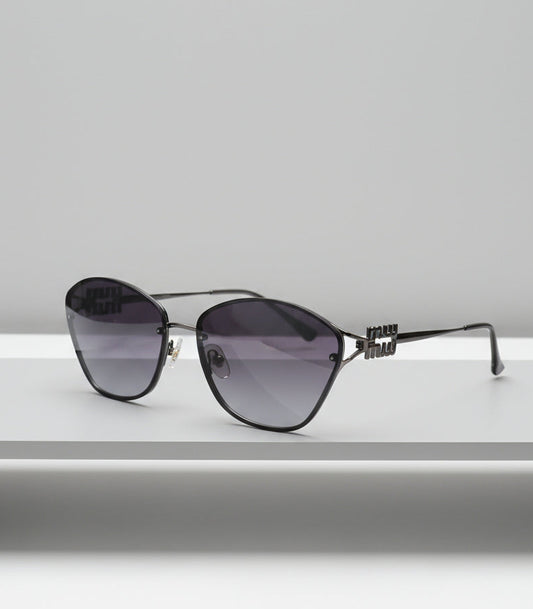 Gradient Black Grey Miu Miu Shades