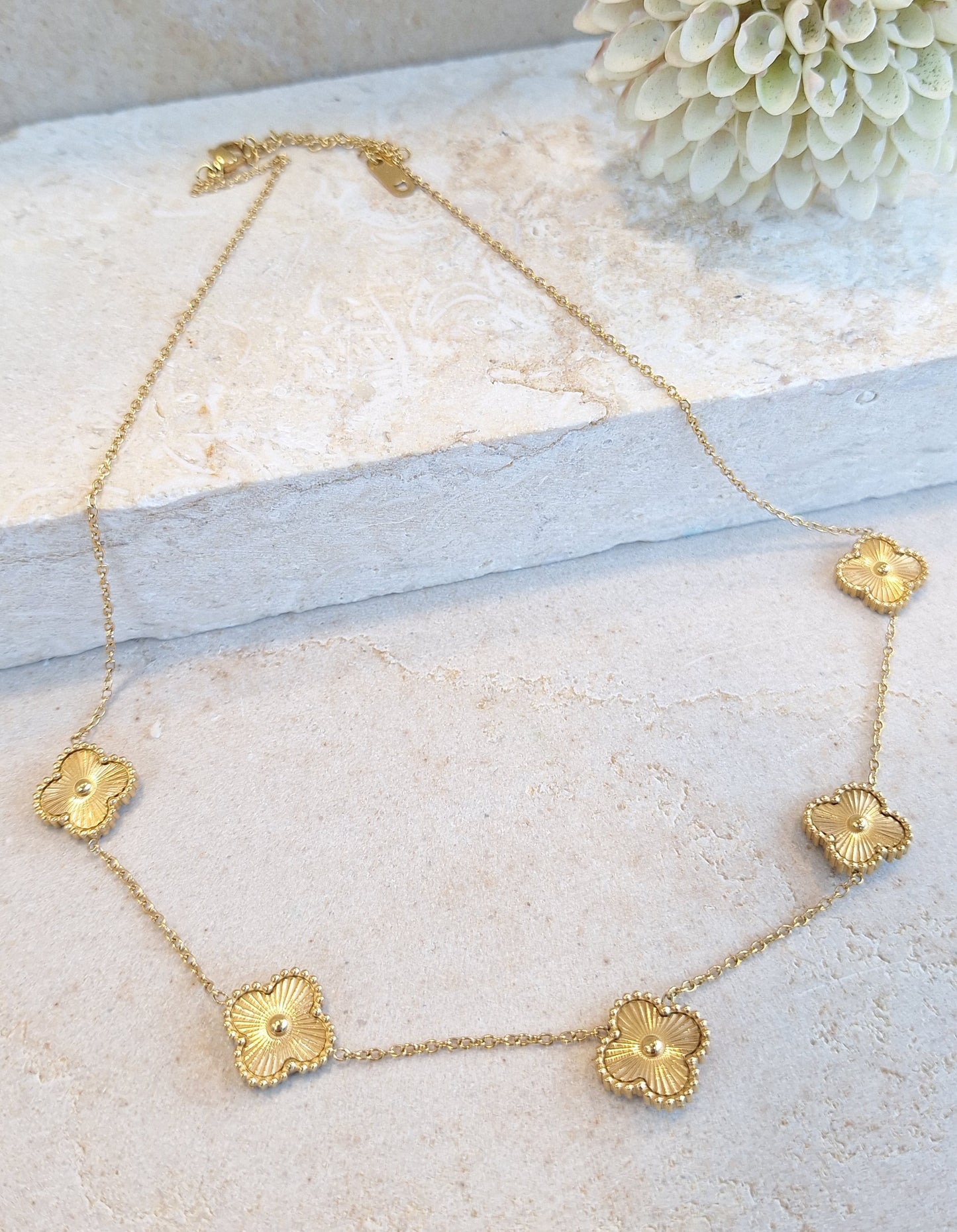 Gold Vancleef Necklace