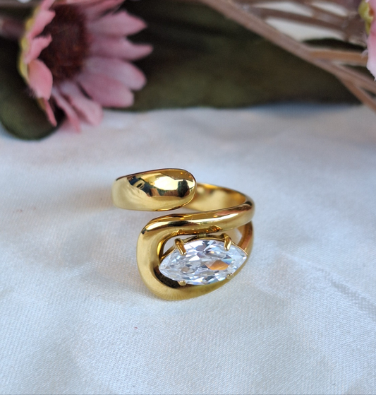 Bold Zirconia Ring
