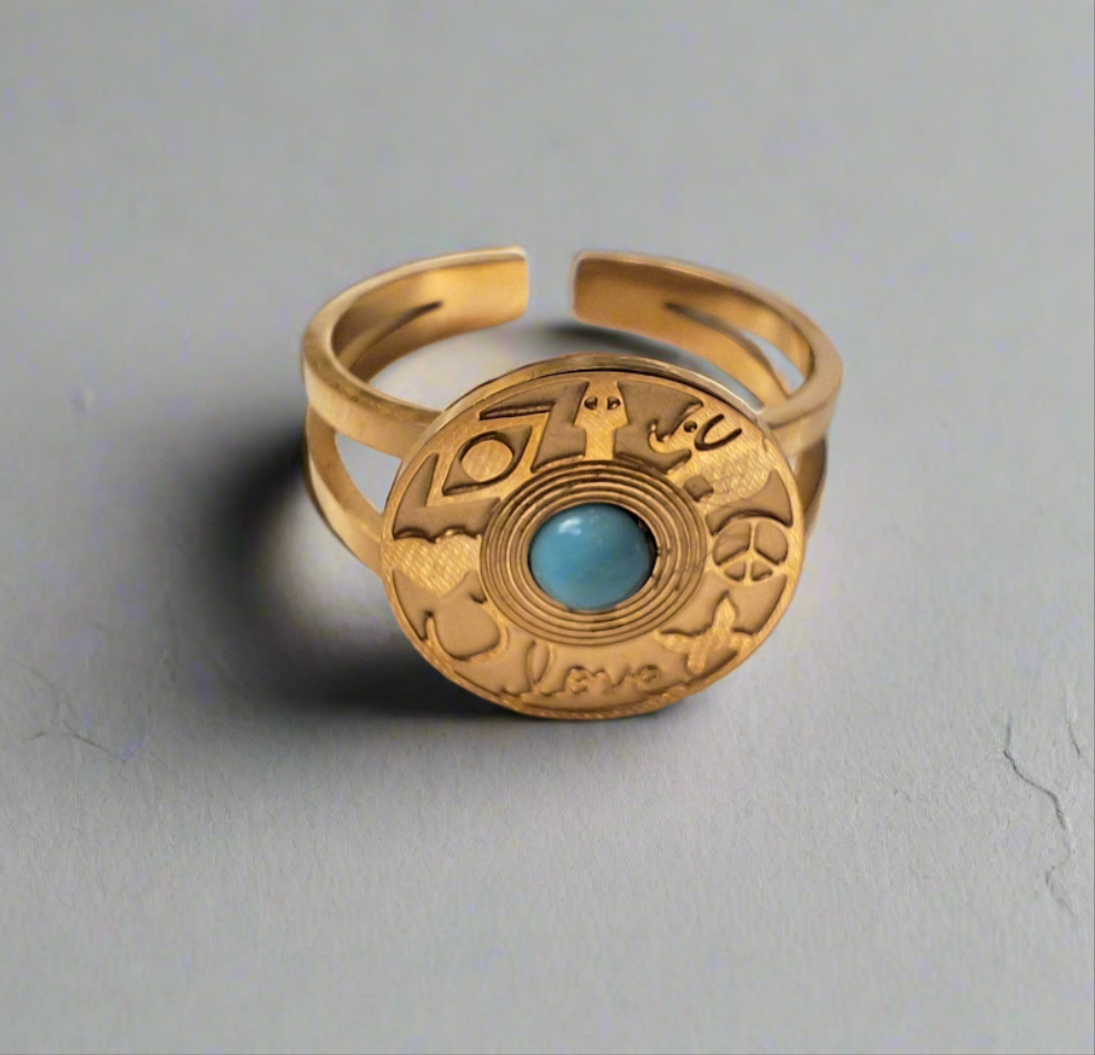 Peace & Love Ring