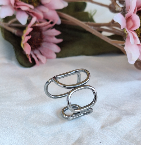 Oval Hollow Ring