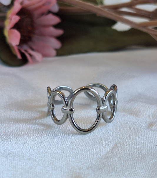 Silver Hollow Ring