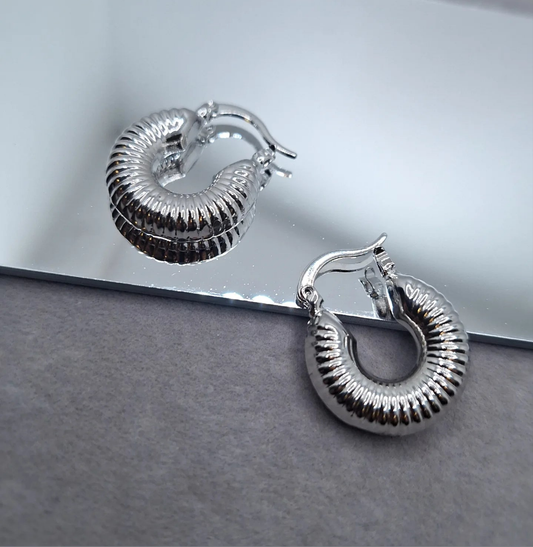 Minimalist Striped Hoops