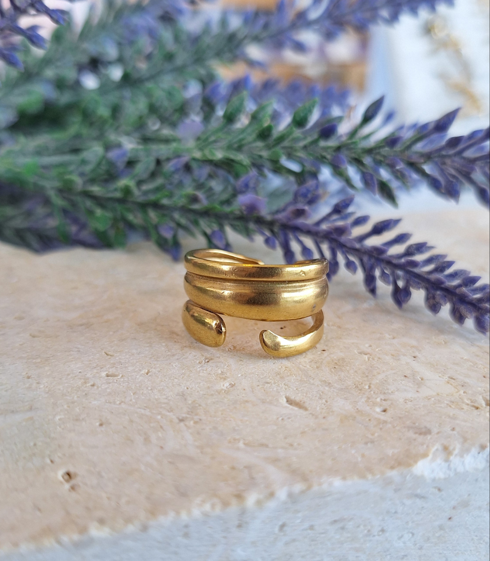Triple Circle Ring