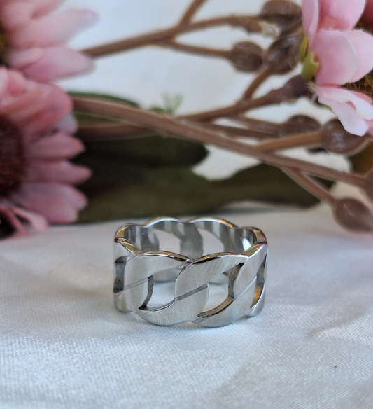 Silver Chain Ring