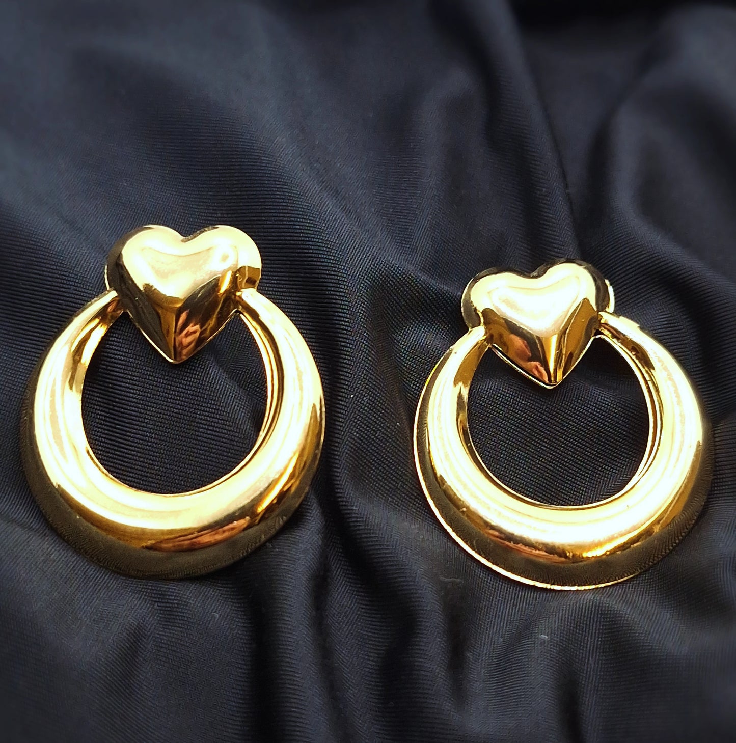 Heart Hoop Earrings
