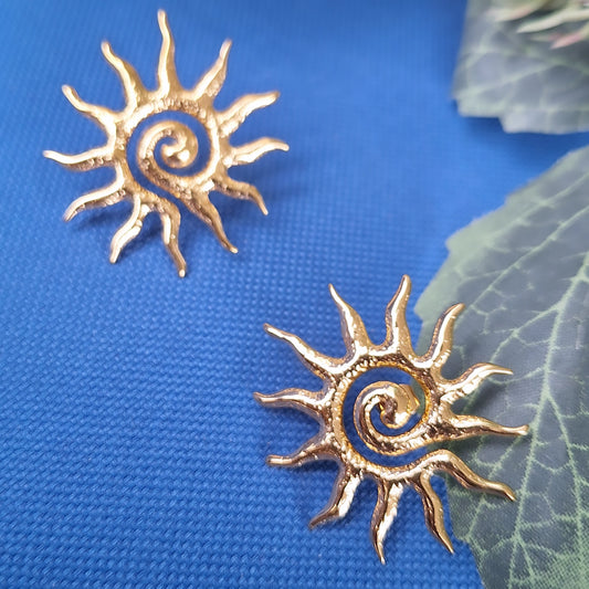 Sun Stud Earrings