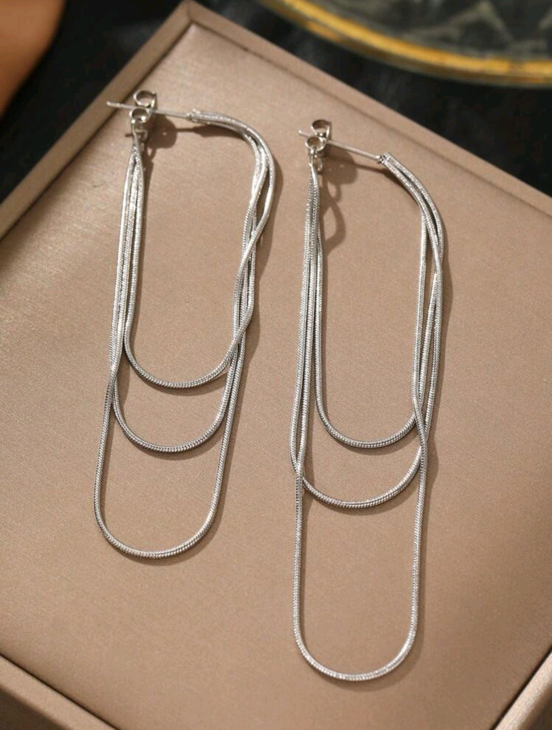 Silver Tassel Earrings