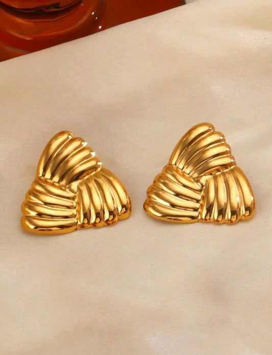 Triangle Stud Earrings