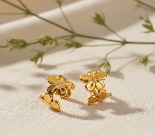 Flower Earcuffs