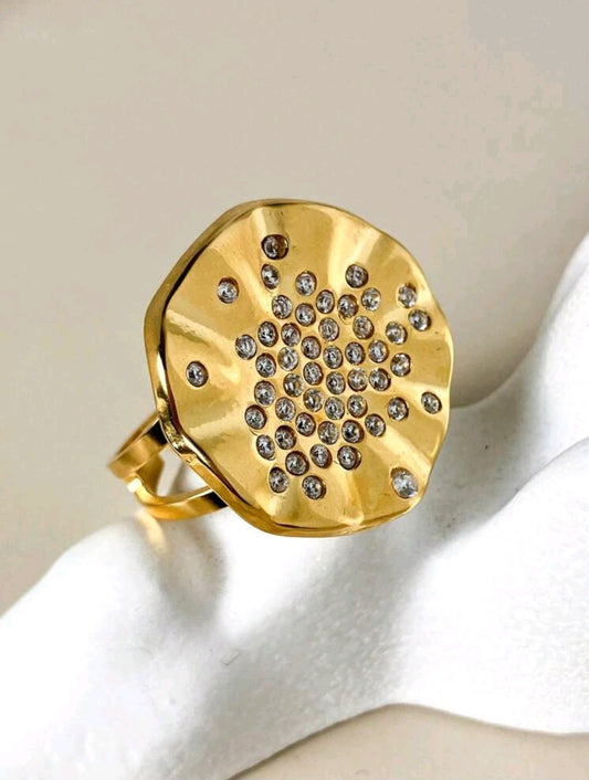 Zirconia Stardust Ring
