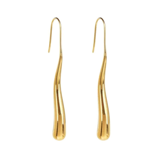 Thin Teardrop Earrings