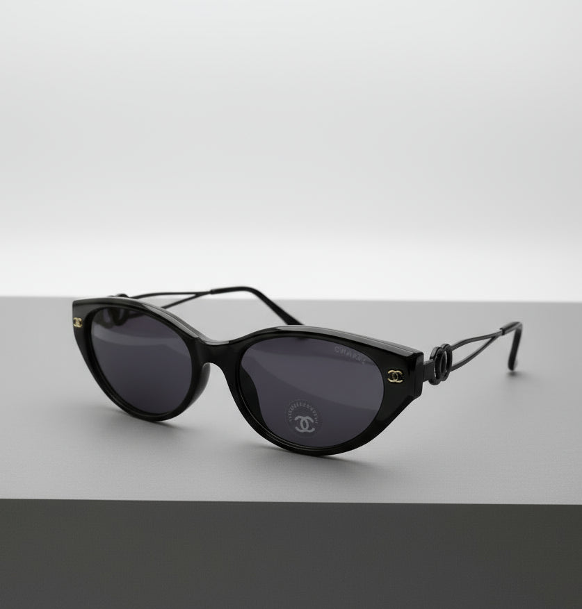 Chanel Black Cat-eye Shades