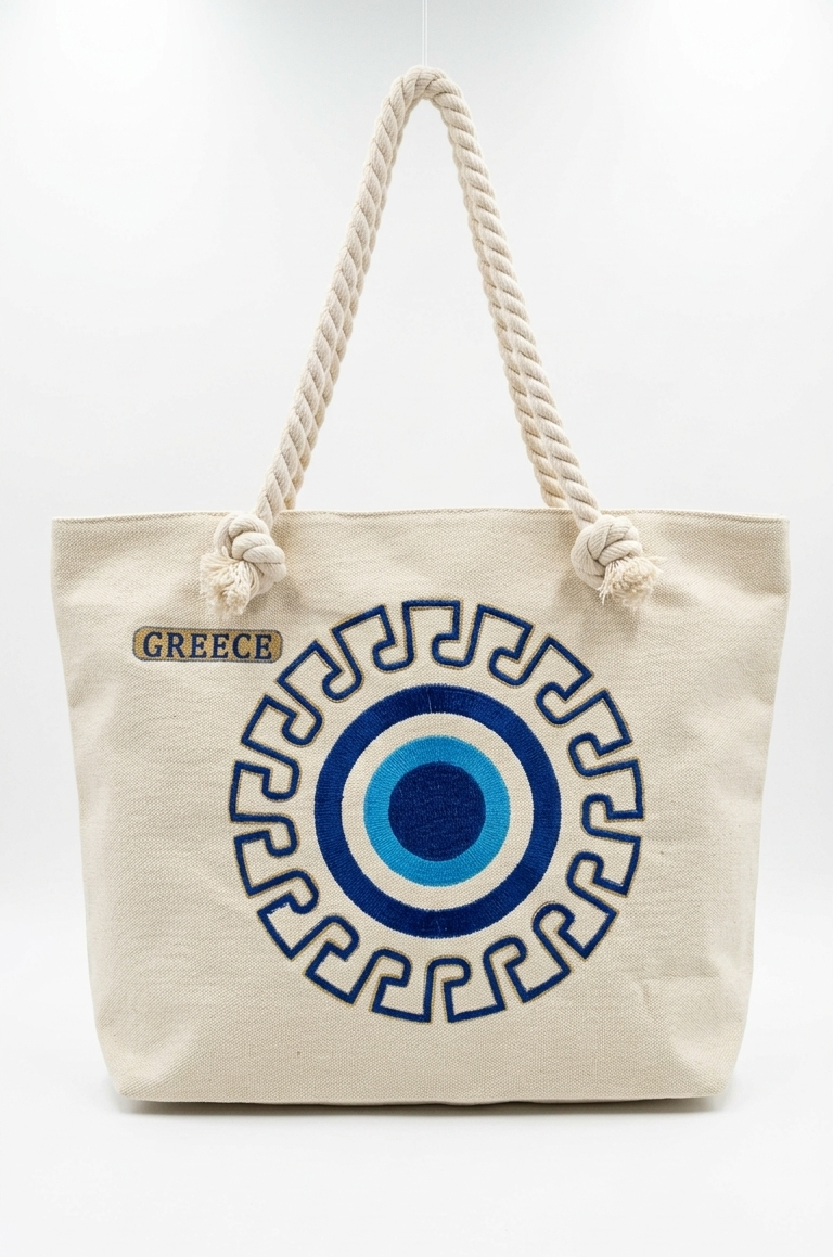 Greece Beach Bag