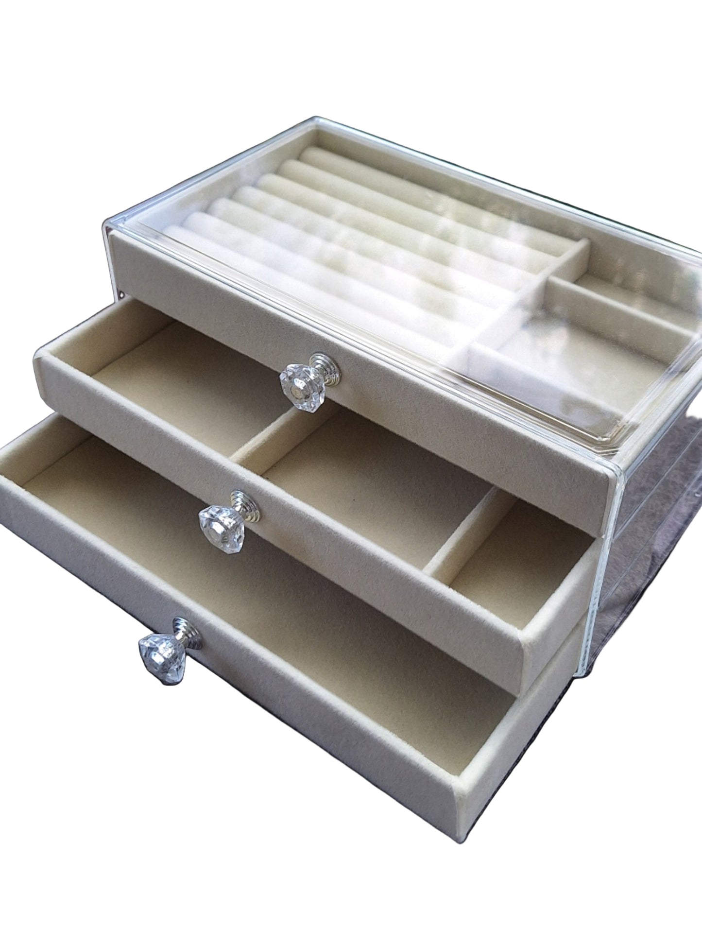 Three Drawers Jewelry Box