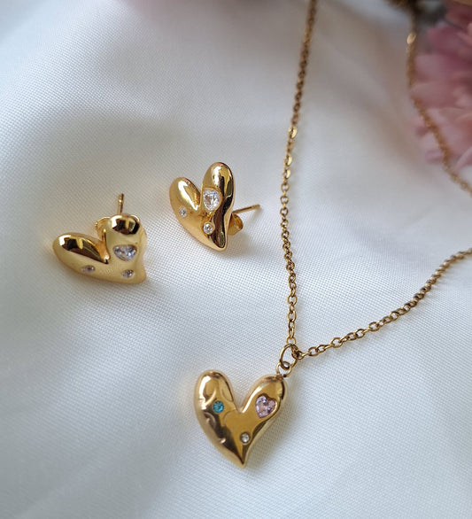Zirconia Heart Set