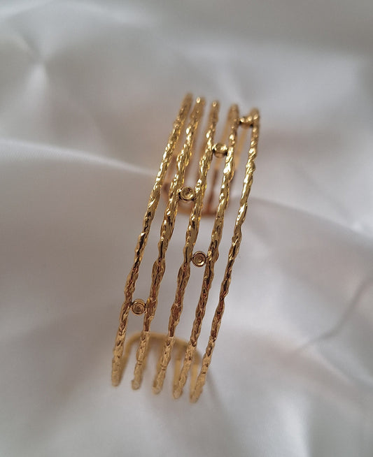 Linear Cuff Bracelet