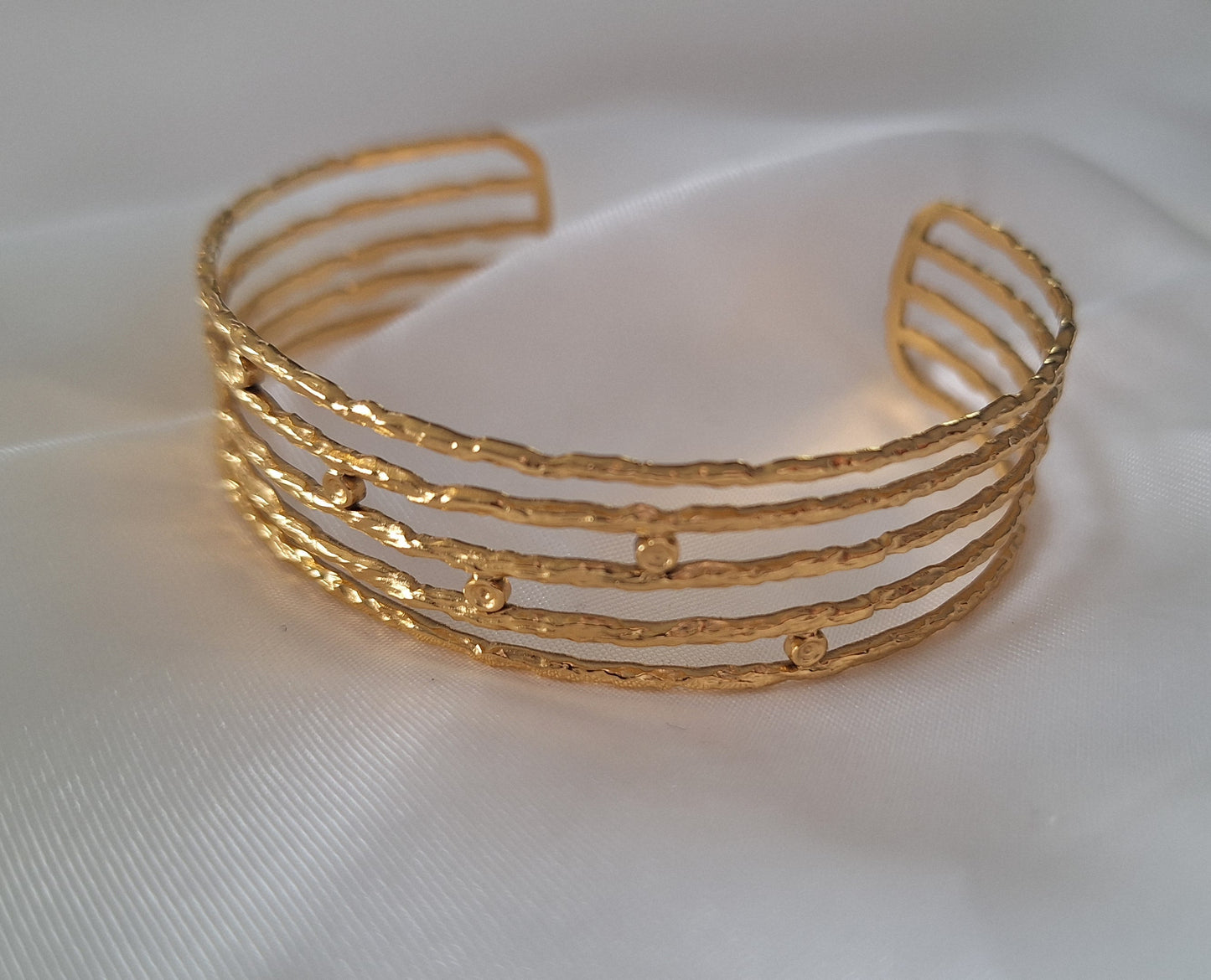 Linear Cuff Bracelet