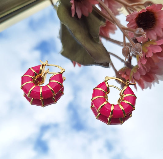 Hot Pink Hoop