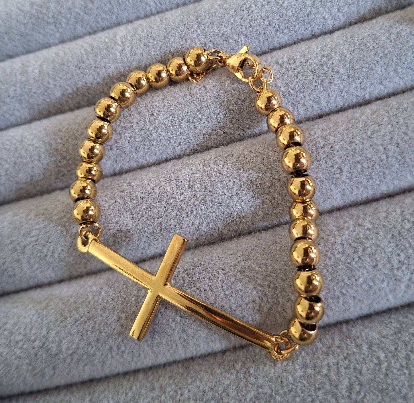 Cross Stainless Steel Bracelet