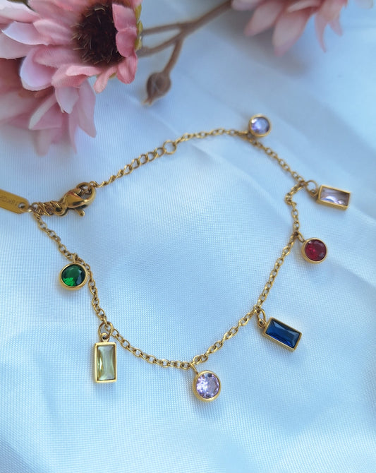 Colorful Zirconia Bracelet