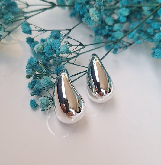 Silver Drop Earrings