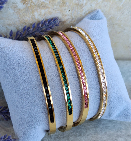 Colorful Zirconia Bangles