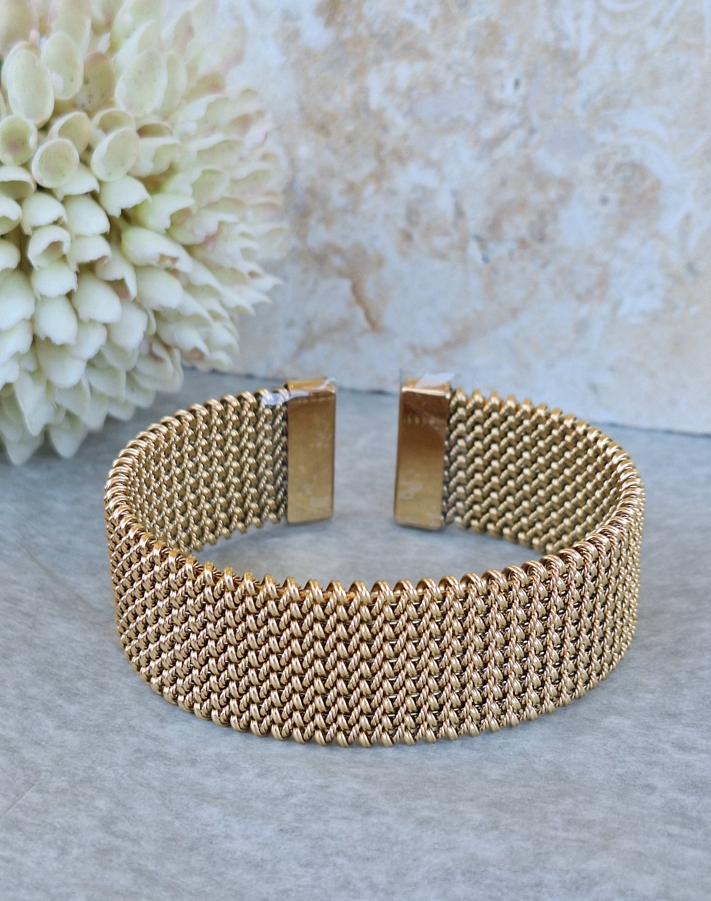 Vintage Weave Cuff Bracelet