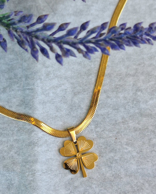 Shemrock Snake Necklace