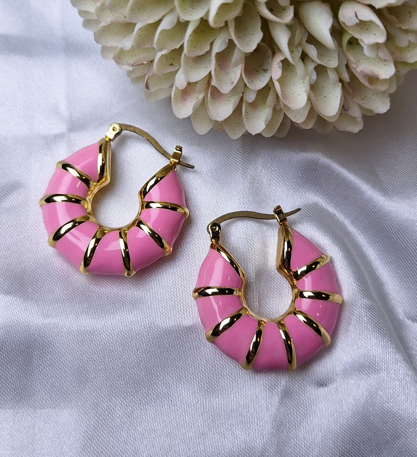 Baby Pink Hoops