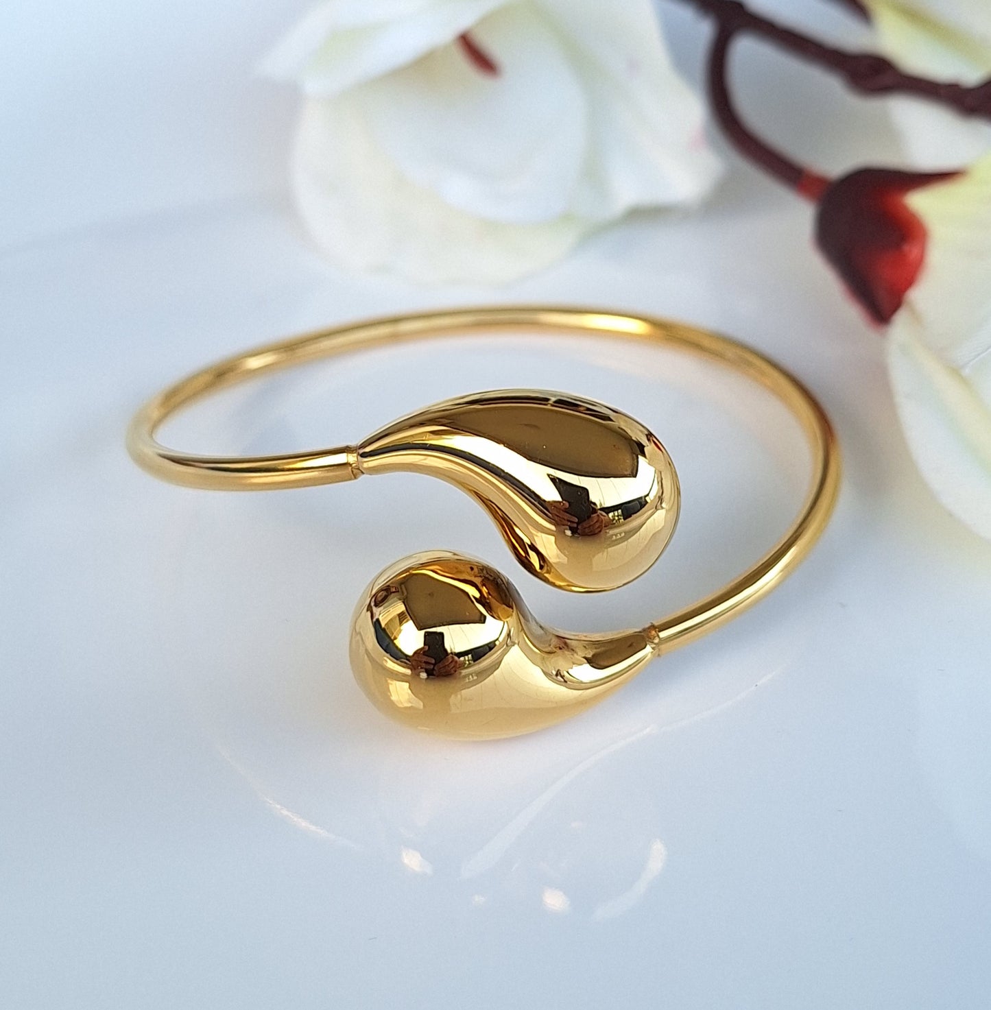 Double Drop Cuff Bracelet