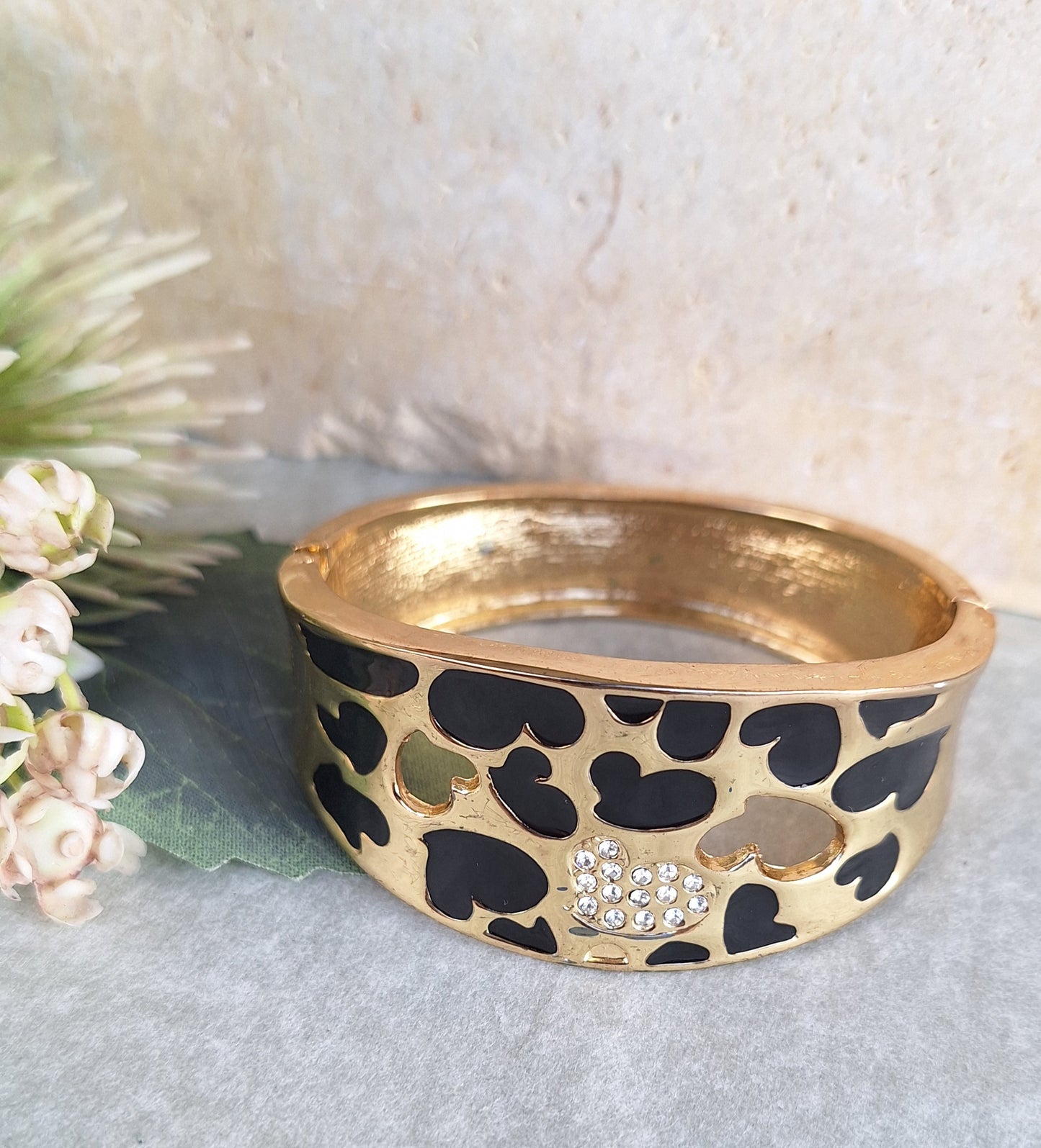 Black Hearts Bangle