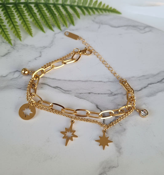 Stars Tassel Bracelet