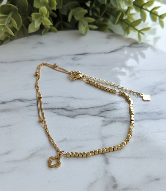 Square Beads Anklet
