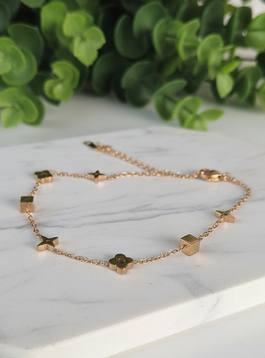 Flower Drops Anklet