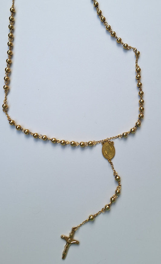 Men Stainless Steel Rosary
