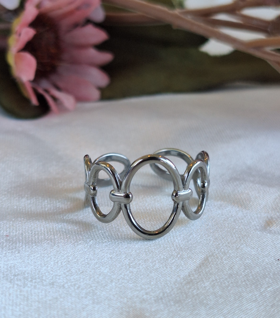 Silver Hollow Ring