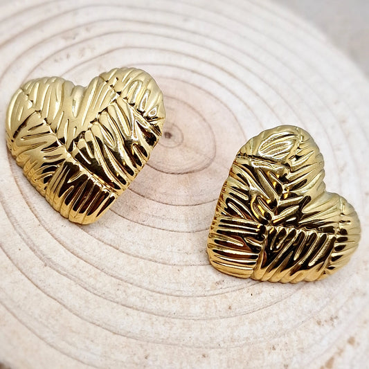 Heart Stud Earrings