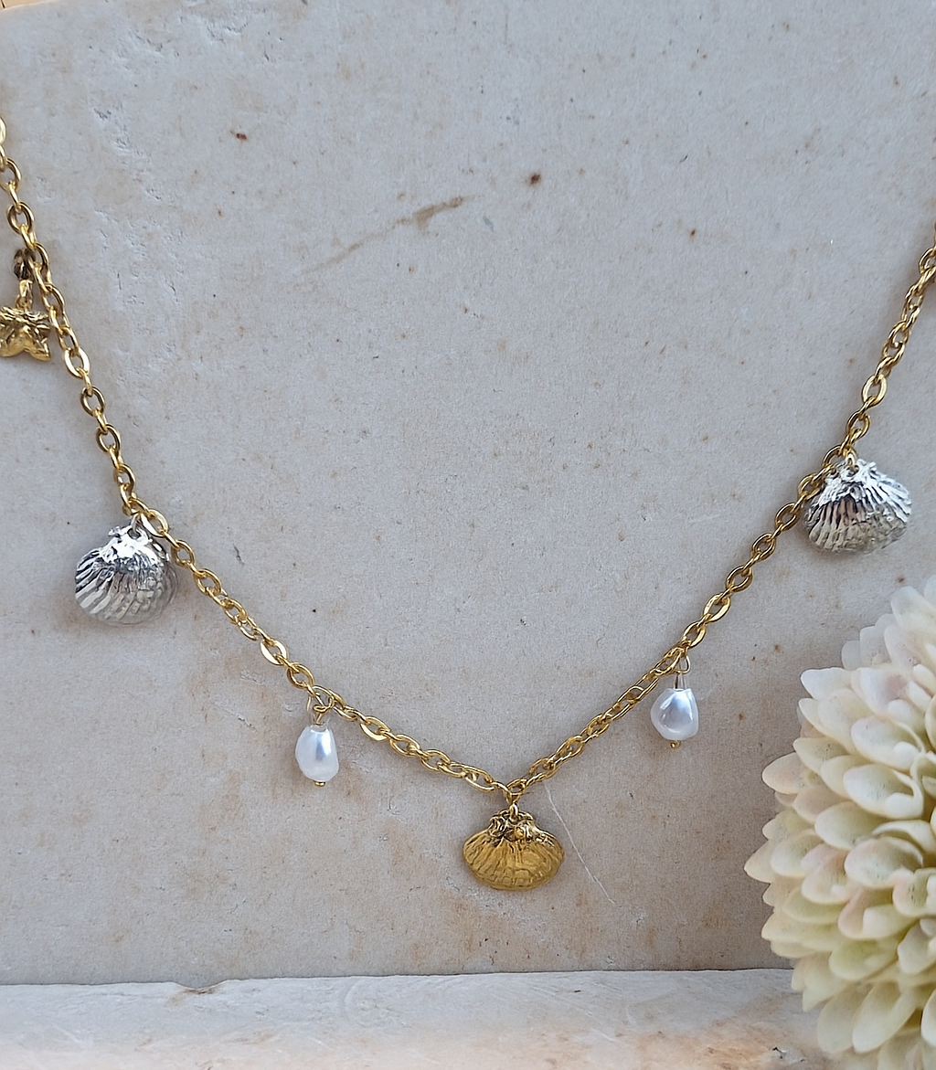 The Seashells Charms Necklace