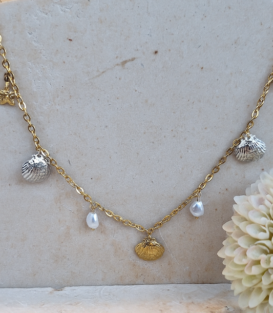 The Seashells Charms Necklace